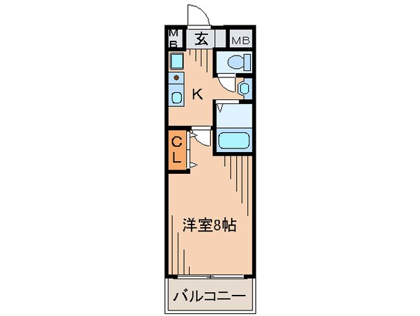 モノロカ－レ江坂の物件間取画像